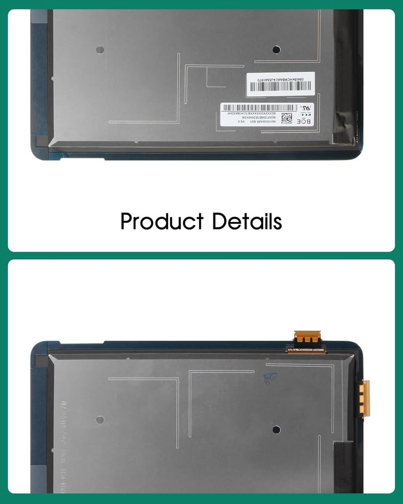 SRJTEK for Microsoft Surface Go 2 Screen Replacement for Microsoft Surface 1926 LCD Screen Replacement for Microsoft Surface Go 3 LCD Touch Screen Digitizer Display Assembly Replacement 1901 1927 Black - Image 4